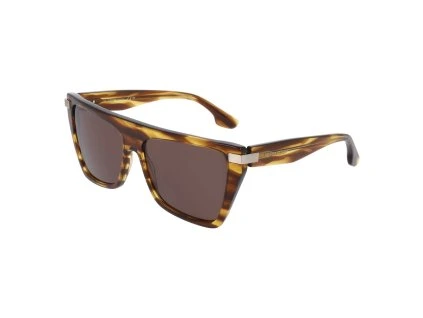 Hnědé acetátové sluneční brýle