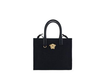 Černá bavlněná taška přes rameno