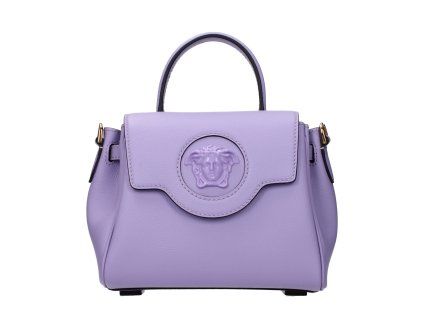 Růžová kožená kabelka