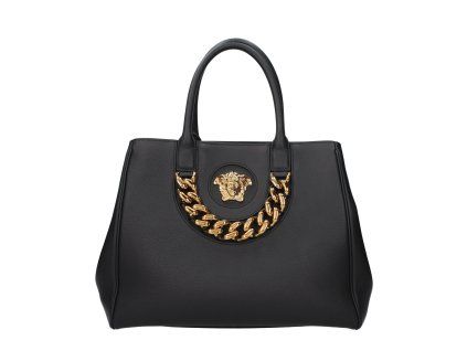 Černá kožená kabelka