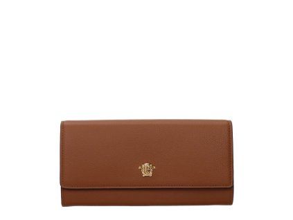 Hnědá kožená peněženka