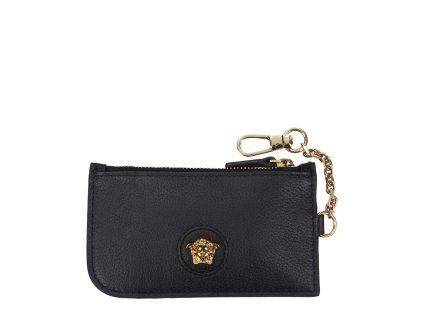 Černá kožená peněženka