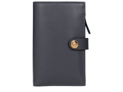 Šedá kožená peněženka