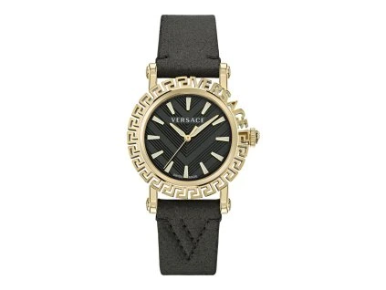 Černé kožešinové šaty hodinky