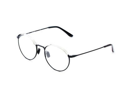 Černé brýle z nerezové oceli (obruby)