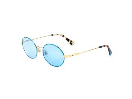 Zlaté kovové sluneční brýle