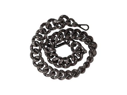 Popruh přes rameno tašky s vyrytým logem Black Chain