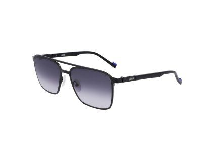 Černé kovové sluneční brýle