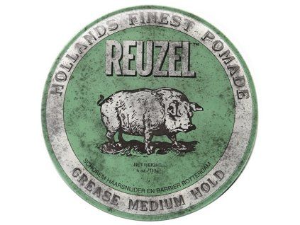 Pomáda na vlasy se střední fixací (Green Pomade Grease) (Objem 95 g)