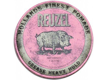 Pomáda na vlasy se silnou fixací (Pink Heavy Grease) (Objem 95 g)