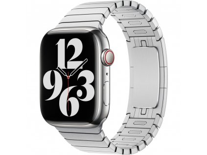 Apple Watch 49/45/44/42mm stříbrný článkový tah