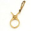 Dámský šperk – Gold Metal Glove Holder Keychain