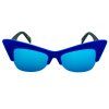 Modré acetátové sluneční brýle