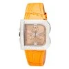 Dámský šperk – Orange Leather Watch