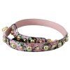 Pink Floral Zlatý Studs Bag Příslušenství Ramenní popruh