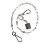 Stříbrný Tone Metal Chain DG Charm Belt Keychain