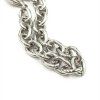 Stříbrný Chain With Pink Ribbon Detail