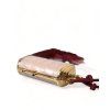 Růžová exotická kůže Mini Mirror Tassel Tassel Makeup Bag