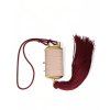 Růžová exotická kůže Mini Mirror Tassel Tassel Makeup Bag