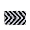 Večerní taška na peněženku Black White Zlatý rám Clutch