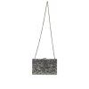 Stříbrný Sequined Clutch Evening Crossbody Bag