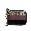 Vícebarevná leopardí kůže DG Bifold Card Holder Wallet