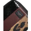 Vícebarevná leopardí kůže DG Bifold Card Holder Wallet