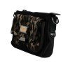 Vícebarevná kabelka Crossbody Leopard Jacquard