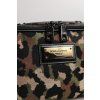 Vícebarevný Leopard DG Logo pásek v pase Fanny Pack Bag