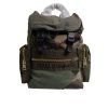 Vojenská zelená patchworková cestovní taška na batoh