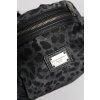Černá šedá Leopard DG Logo pásek v pase Fanny Pack Bag