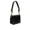 Černá exotická kožená taška přes rameno