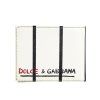 Bílá kožená peněženka DG Crown Royals Bifold Card Holder