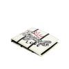 Bílá kožená peněženka DG Crown Royals Bifold Card Holder