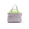 Šedá polyesterová dámská taška přes rameno