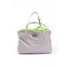 Šedá polyesterová dámská taška přes rameno