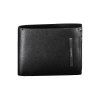 Černá eko-kůže Pánský peněženka