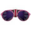 Růžové acetátové sluneční brýle