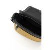 Dámský crossbody žlutý kožený