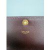 CELINE TRIOMPHE Reptile Skin Burgundsko spojka