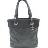 Kabelka Chanel Black Canvas Paris-Biarritz Tote PM
