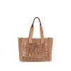 Béžová taška přes rameno Raffia
