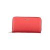 Červená kožená peněženka