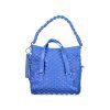 Modrá Polyuretanová dámská kabelka