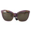Fialové acetátové sluneční brýle