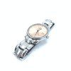 Růžové šampaňské hodinky Quartz, nerezová ocel