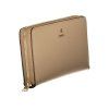 Béžová kožená dámská peněženka
