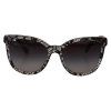DG4190 Black Lace Acetate Crystal Kulaté sluneční brýle
