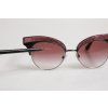 Black Pink Mirrored Cat Eye DG6109 Flitrované sluneční brýle