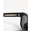 DG4177 Tónované sluneční brýle s černým koženým rámem